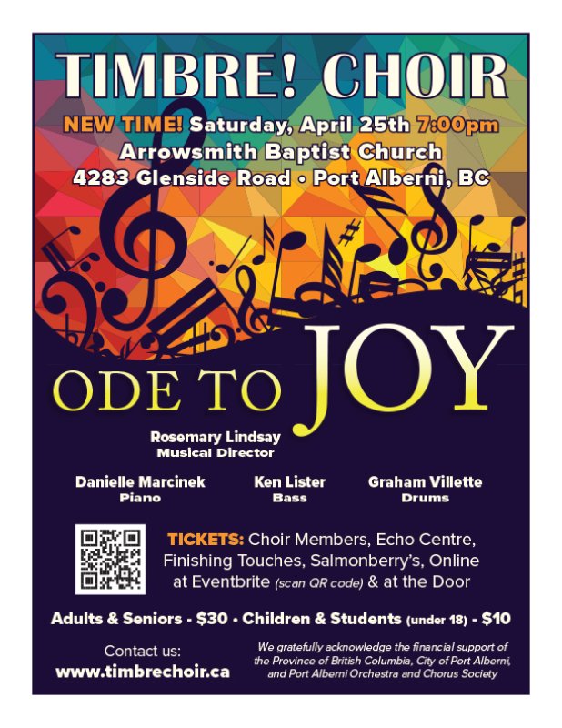 Timbre! 2026 Spring Concert Poster